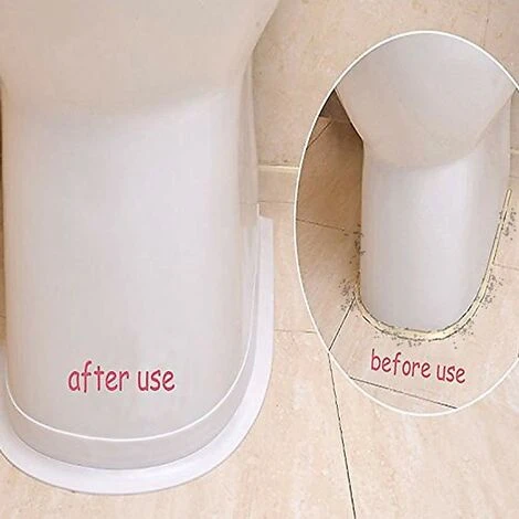 2pcs Bathroom Sealing Tape, PE Flexible Self-adhesive Tape For Decorating Kitchen (3.2m3.8CM, White) 3 2pcs Bathroom Sealing Tape, PE Flexible Self-adhesive Tape For Decorating Kitchen (3.2m3.8CM, White) - Image 3