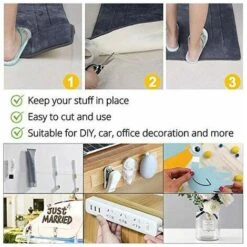 Extra Strong Double-sided Tape, Can Be Reused After Washing And Drying With Water, There Are Many Application Scenarios (3cm 3 Meters) -Floor Store 91171190 3