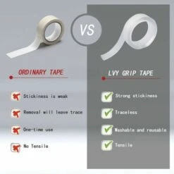 Extra Strong Double-sided Tape, Can Be Reused After Washing And Drying With Water, There Are Many Application Scenarios (3cm 3 Meters) -Floor Store 91171190 4