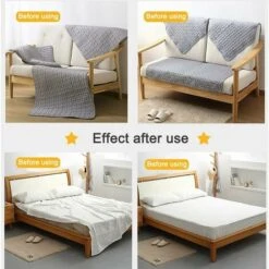 Pack Of 15 Double-sided Scratch-off Stickers Extra Strong Double-sided Adhesive Tape (rectangle 6 X 4 Cm, Black) -Floor Store 91171392 5