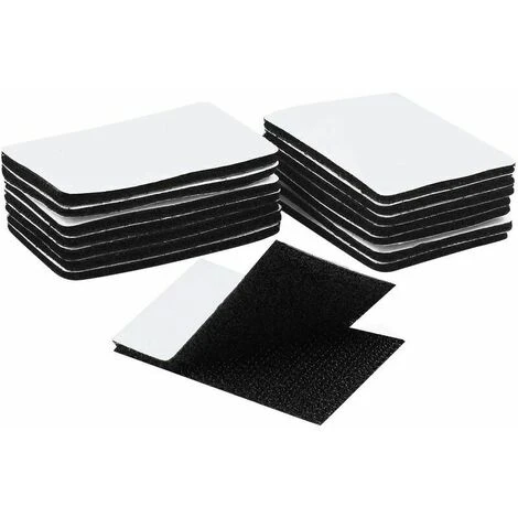 Set Of 15 Double-sided Scratch Stickers Extra Strong Double-sided Adhesive Tape (rectangle 6 X 4 Cm, Black), 1 Set Of 15 Double-sided Scratch Stickers Extra Strong Double-sided Adhesive Tape (rectangle 6 X 4 Cm, Black),