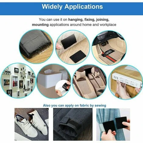 Set Of 15 Double-sided Scratch Stickers Extra Strong Double-sided Adhesive Tape (rectangle 6 X 4 Cm, Black), 4 Set Of 15 Double-sided Scratch Stickers Extra Strong Double-sided Adhesive Tape (rectangle 6 X 4 Cm, Black), - Image 4