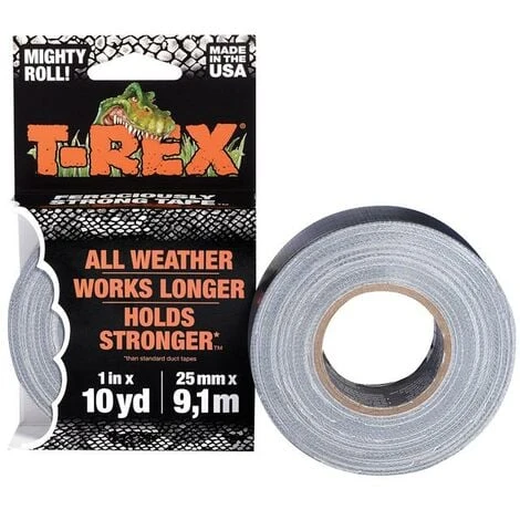 Shurtape 241330 T-REX Duct Tape 25mm X 9.1m Graphite Grey SHU241330 1 Shurtape 241330 T-REX Duct Tape 25mm X 9.1m Graphite Grey SHU241330