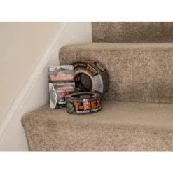 Shurtape 241330 T-REX Duct Tape 25mm X 9.1m Graphite Grey SHU241330 8 Shurtape 241330 T-REX Duct Tape 25mm X 9.1m Graphite Grey SHU241330 -Floor Store 92184231 4