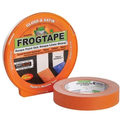 Shurtape 104200 FrogTape Gloss & Satin 24mm X 41.1m SHU104200 1 Shurtape 104200 FrogTape Gloss & Satin 24mm X 41.1m SHU104200