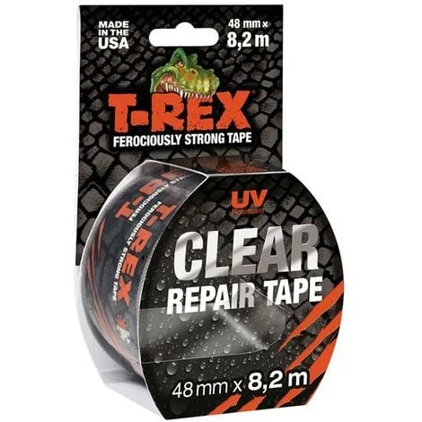 Shurtape 241535 T-REX Repair Tape 48mm X 8.2m Clear SHU241535 1 Shurtape 241535 T-REX Repair Tape 48mm X 8.2m Clear SHU241535