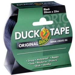 Shurtape 211109 Duck Tape Original 50mm X 25m Black SHU211109