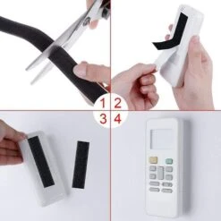 Double Sided Tape 8m Extra Strong Self Adhesive Velcro Tape 20mm Wide Black Sewing School Office Home -Floor Store 92866933 4