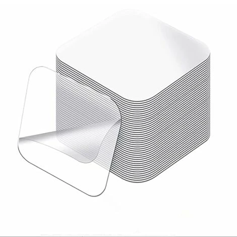 Double Sided Mounting Tape, Pack Of 20 Pieces, Squares (2.36inch2.36inch), Nano Adhesive Tape Double Sided Stickies Tape, Washable Removable Multipurpose Clear Industrial Tape 1 Double Sided Mounting Tape, Pack Of 20 Pieces, Squares (2.36inch2.36inch), Nano Adhesive Tape Double Sided Stickies Tape, Washable Removable Multipurpose Clear Industrial Tape