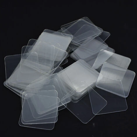 Double Sided Mounting Tape, Pack Of 20 Pieces, Squares (2.36inch2.36inch), Nano Adhesive Tape Double Sided Stickies Tape, Washable Removable Multipurpose Clear Industrial Tape 3 Double Sided Mounting Tape, Pack Of 20 Pieces, Squares (2.36inch2.36inch), Nano Adhesive Tape Double Sided Stickies Tape, Washable Removable Multipurpose Clear Industrial Tape - Image 3