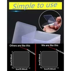 Double Sided Mounting Tape, Pack Of 20 Pieces, Squares (2.36inch2.36inch), Nano Adhesive Tape Double Sided Stickies Tape, Washable Removable Multipurpose Clear Industrial Tape 7 Double Sided Mounting Tape, Pack Of 20 Pieces, Squares (2.36inch2.36inch), Nano Adhesive Tape Double Sided Stickies Tape, Washable Removable Multipurpose Clear Industrial Tape -Floor Store 93488147 4