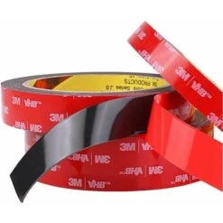 3M Extra Strong Double Sided Adhesive Tape, Can Be Reused After Washing And Drying With Water, For Cars, Exterior And Interior Decorations (Black, 2.5cm 3m), -Floor Store 95351483 3