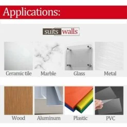 3M Extra Strong Double Sided Adhesive Tape, Can Be Reused After Washing And Drying With Water, For Cars, Exterior And Interior Decorations (Black, 2.5cm 3m), -Floor Store 95351483 5