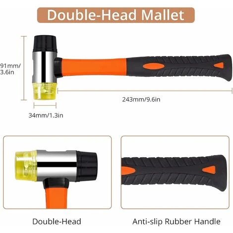 Laminate Flooring Installation Kit, Laminate Flooring Installation Kit With 60 Punching Block Spacers, Heavy-Duty Pull-Up Bar And Fiberglass Mallet, Non-Slip Soft Grip 3 Laminate Flooring Installation Kit, Laminate Flooring Installation Kit With 60 Punching Block Spacers, Heavy-Duty Pull-Up Bar And Fiberglass Mallet, Non-Slip Soft Grip - Image 3