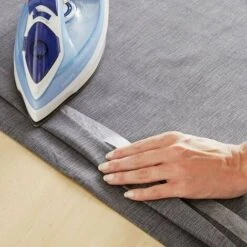 2PCS White Hem Iron-on Tape 2cm X 64m, Double Sided Quick Iron-on Tape For Fabric Curtains To Reinforce Clothes Pants -Floor Store 97929086 5